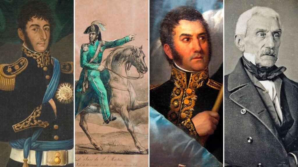 Cuándo nacieron y murieron las figuras históricas de San Martín