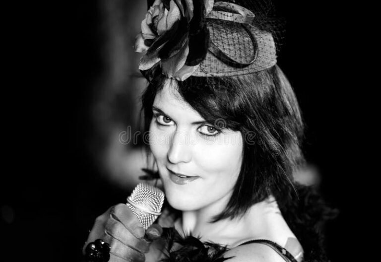 retrato de una actriz en escena