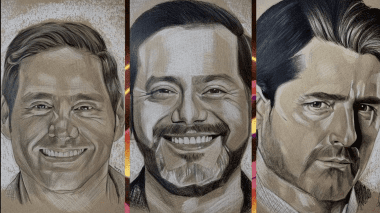 retrato de una joven artista talentosa