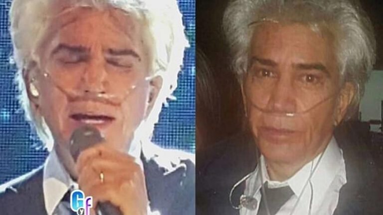 retrato del cantante puma rodriguez en concierto