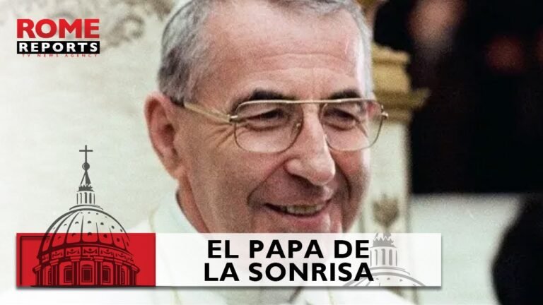 retrato del papa juan pablo i sonriente