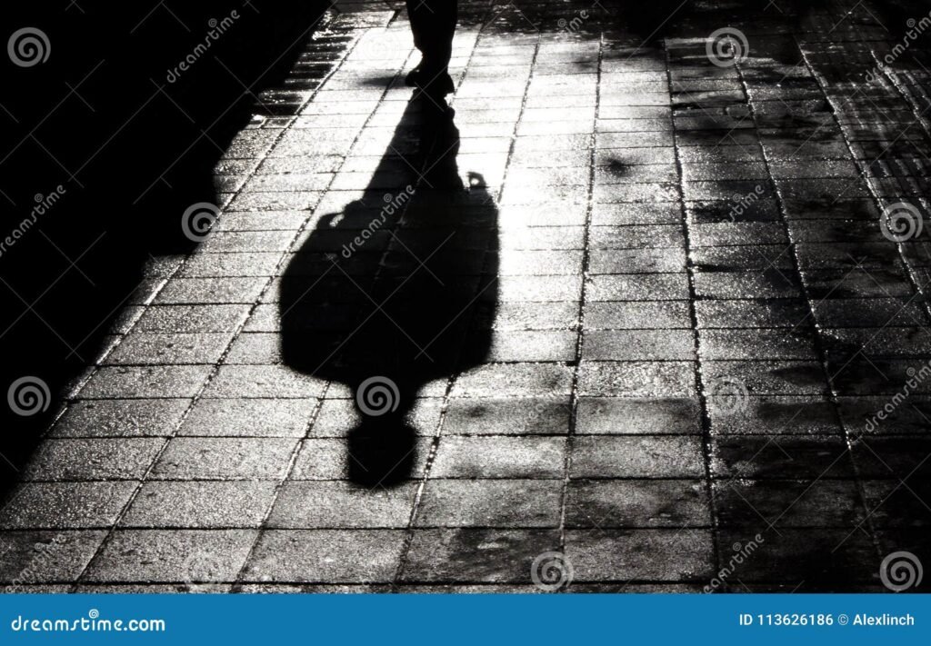 retrato sombrio de una ciudad en sombras