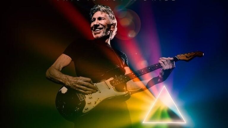 roger waters en un concierto de pink floyd