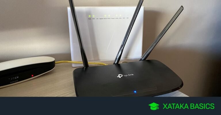 router wifi con senal y configuraciones