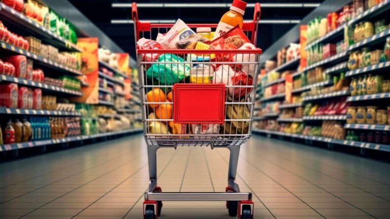 supermercado dia con carrito de compras