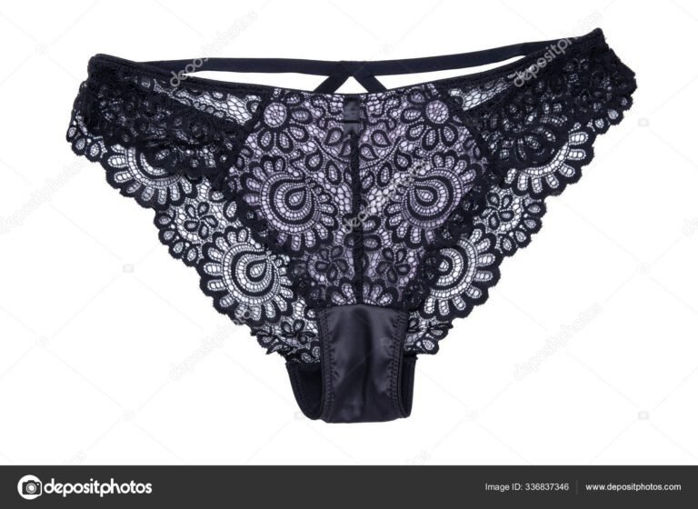 tanga de encaje sobre fondo elegante