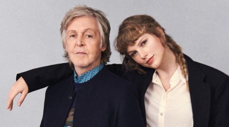 taylor swift y paul mccartney en el estudio