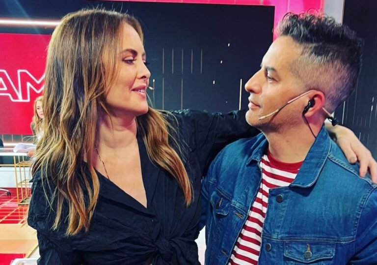 tinelli y silvina luna en una conversacion