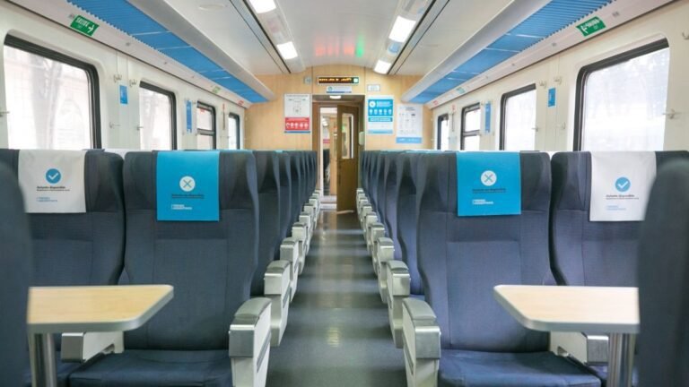 Dónde puedo encontrar información sobre el tren a Mar del Plata 8 tren viajando hacia mar del plata