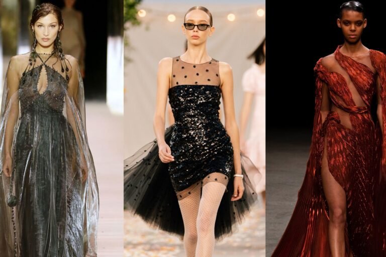 vestido de noche elegante y sofisticado