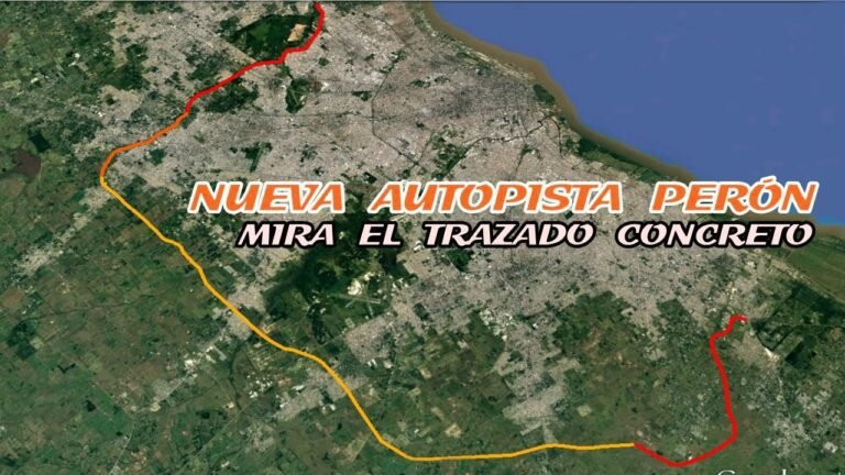 vista aerea de la autopista juan domingo peron