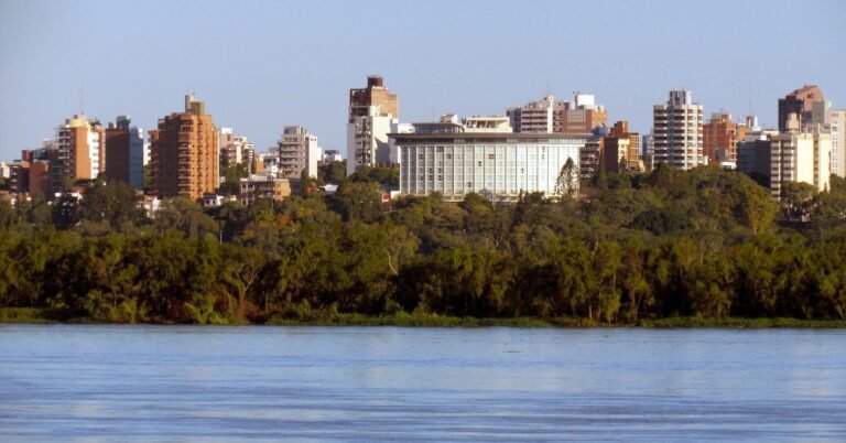vista panoramica de parana argentina