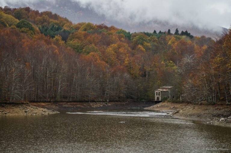 vista panoramica de santa fe en el otono
