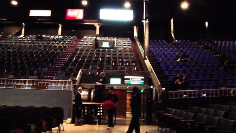 vista panoramica del interior del luna park