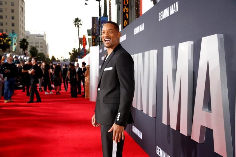 will smith en una alfombra roja