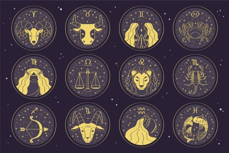 zodiaco con signos astrologicos destacados